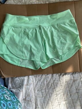 lululemon mint green athletic skort